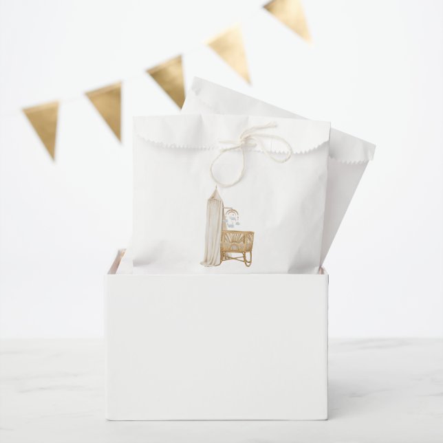 Neutral Boho Baby Brunch Geschenktütchen (Party)