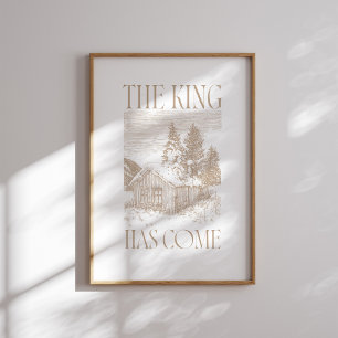 Neutral der König ist Weihnachten gekommen Poster