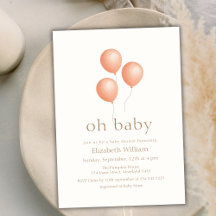 Neutral Elegant Boho Balloon Baby Shower