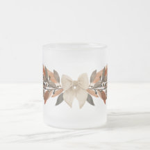 Neutral Fall Leaf “Happy Thanksgiving” Mug