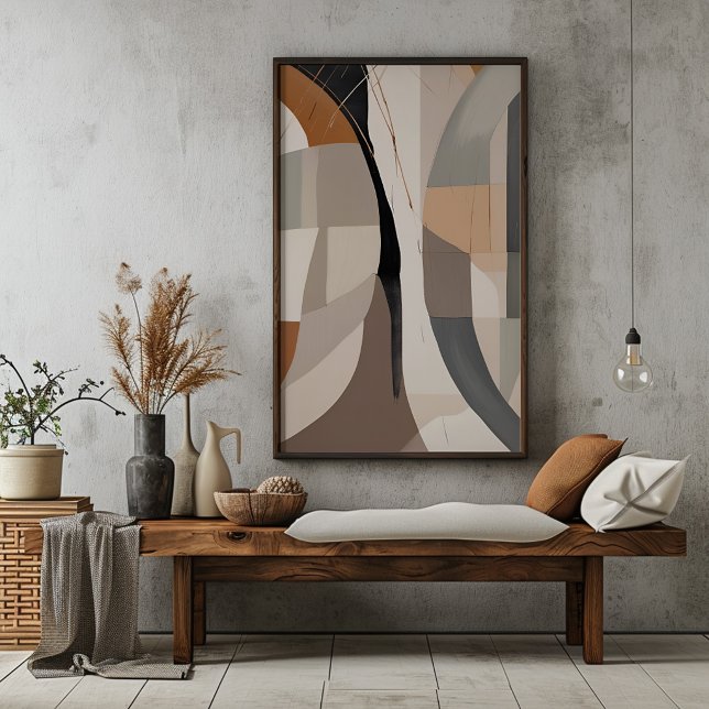 Neutral Geometrisch Abstrakt, ungegerahmt Poster (Von Creator hochgeladen)