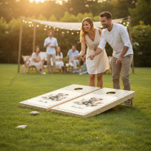 Neutral Gingham Baby Shower Woodland Animals