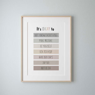 Neutral ist es in Ordnung zu poster