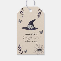 Neutral Little Boo Witch Hat Baby Shower