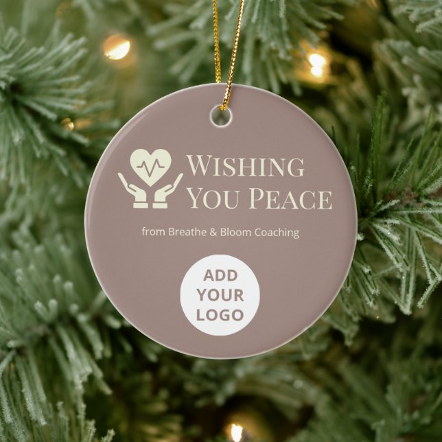 Neutral Logo Ornament for Life Coaches (Baum)