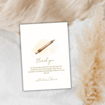 Neutral Minimalistisch Pastry Koch Babydusche