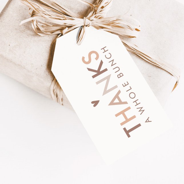 Neutral moderne Geschlechterneutralität danke Ihne Geschenkanhänger (Von Creator hochgeladen)