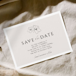 neutral | Moderne Golflorflaeche Save the Date