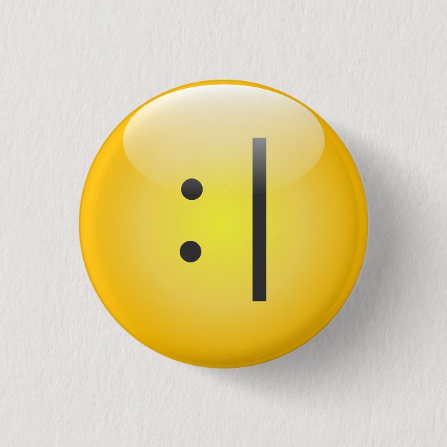 Neutral/No Kommentar Txt Knopf Button (Vorderseite)