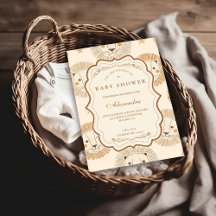 Neutral Safari Lion Baby Shower