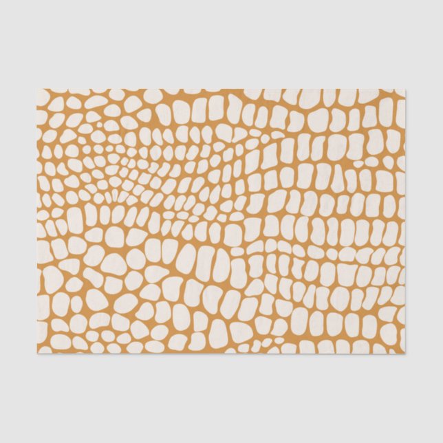 Neutral Snake Skin Print Decoupage Seidenpapier (Vorderseite)