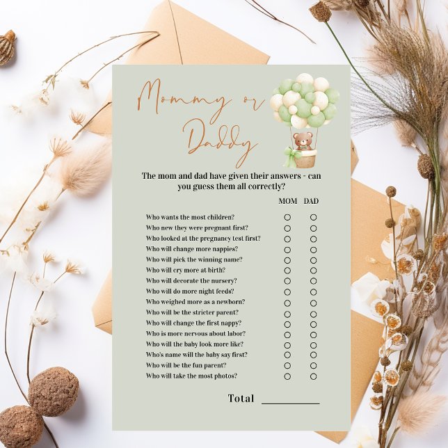 Neutral Teddy Bear Oh Baby Mommy oder Daddy (Von Creator hochgeladen)