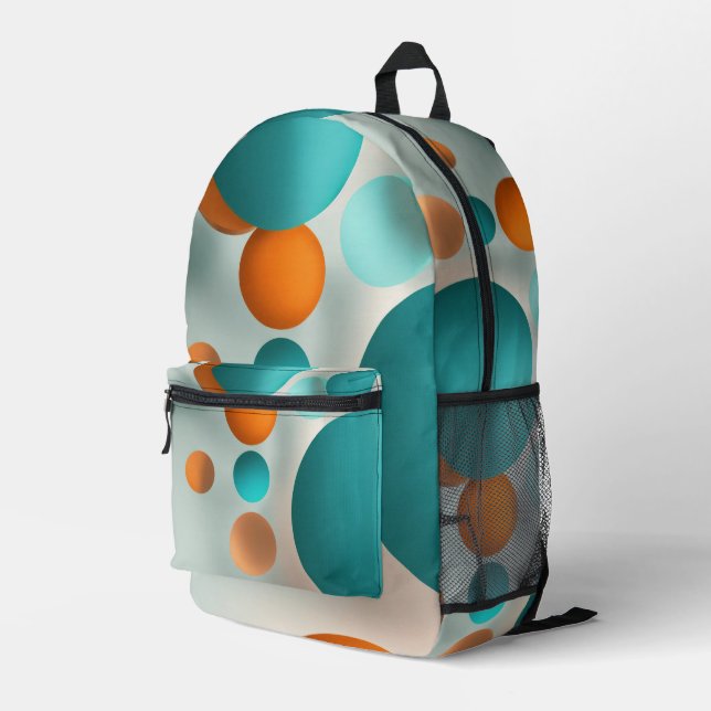 Neutralblase Bedruckter Rucksack (Rückseitige Ecke Rechts)