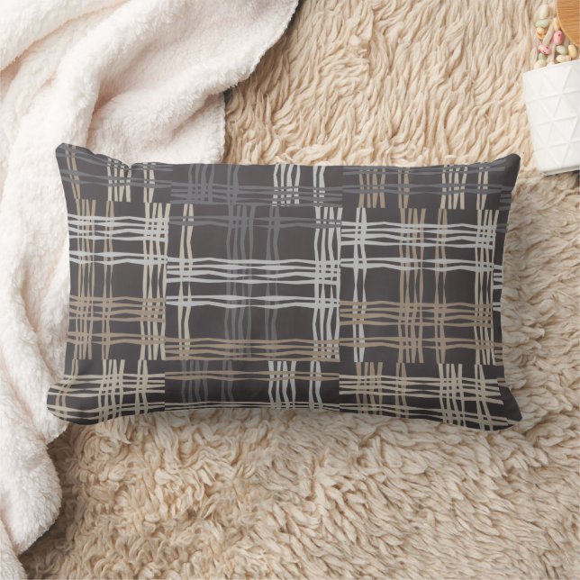 Neutralbraun Lumbar/Akzent Kissen (Decke)