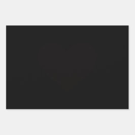 Neutrale Alleinlage Geschenkpapier Set