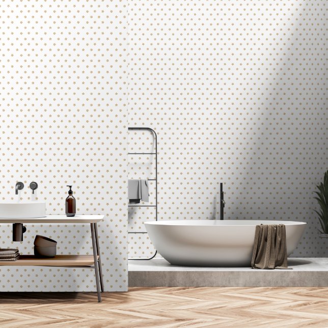 Neutrale Aquarellsteine, Schale und Stock Tapete (Badezimmer)