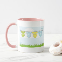 NEUTRALE BABY-DUSCHEN-PARTY-EINZELTEIL-GESCHENKE TASSE