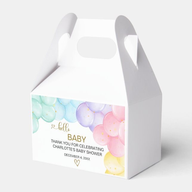 Neutrale Baby Duwer Fevor Box Geschenkschachtel (Vorderseite)