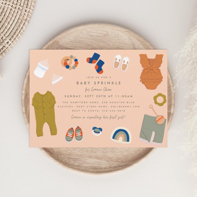 Neutrale Baby Geschenke Baby Sprinkle Dusche Einladung (Von Creator hochgeladen)