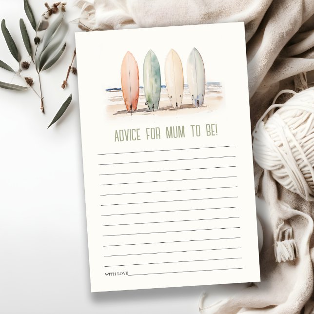 Neutrale Babyausstattung an Bord Surfboard Advice  (Von Creator hochgeladen)