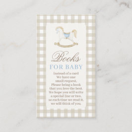 Neutrale Babyduschbücher für Babykarte Begleitkarte