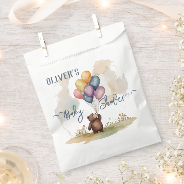 Neutrale Babydusche für Bärenthäuser Geschenktütchen (Ausgeschnitten)