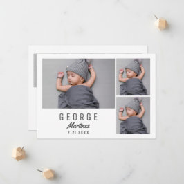 Neutrale Babydusche für Geschlechter Danke, neugeb Ankündigung