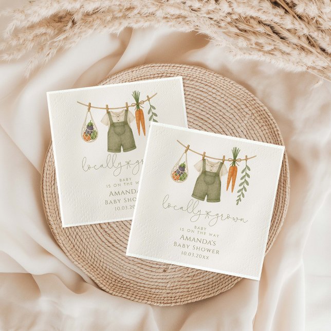 Neutrale Babydusche für männliche Einwohner Serviette (Von Creator hochgeladen)