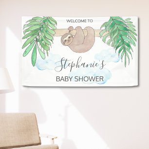 Neutrale Babydusche für niedliches Schwanzgeschle Banner