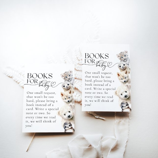 Neutrale Babydusche für Wintertiere Begleitkarte (Von Creator hochgeladen)