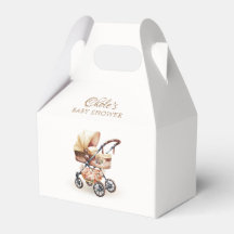 Neutrale Babydusche von Boho Floral Stroller