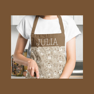 Neutrale Beige & Braun Weihnachtsfeier W/ Schneemä Schürze