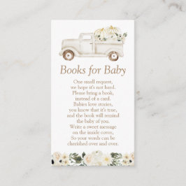 Neutrale Beige Pumpkin Baby Duschbücher für Baby Begleitkarte