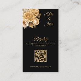 Neutrale Blume Bouquet- Hochzeitregister- Visitenkarte