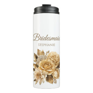 Neutrale Blume Thermosbecher