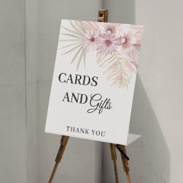 Neutrale Boho-Botanische Hochzeit  Sockelschild