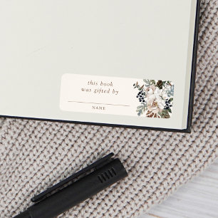 Neutrale Boho-Kinderzimmer-Baby-Shower-Buch-Gesche