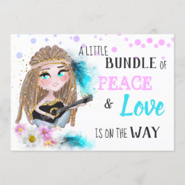 *~* Neutrale Boho Peace & Liebe Hippie Baby Dusche Einladung