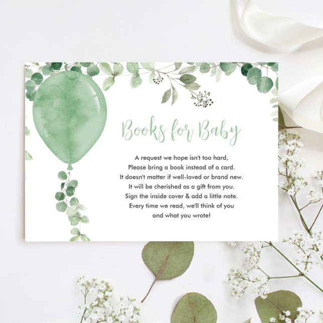Neutrale Bücher für Babyballon Begleitkarte (Von Creator hochgeladen)