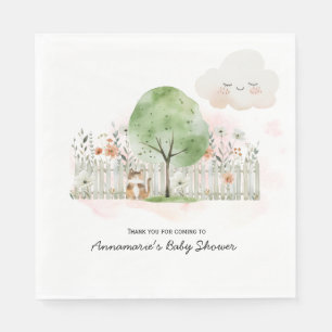 Neutrale C-Babydusche Serviette