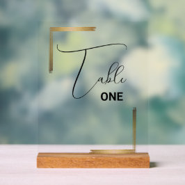 Neutrale Elegant Einfache Hochzeit Minimalistisch Acrylschild