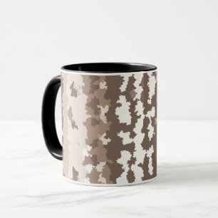 Neutrale Erd-Tarnung Unregelmäßiges abstraktes Des Tasse