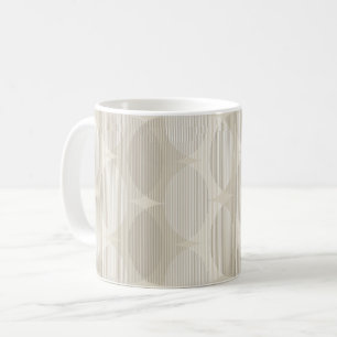 Neutrale geometrische Wellen Kaffeetasse