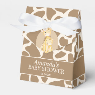 Neutrale Giraffen-Baby-Party-Geschenkbox Geschenkschachtel