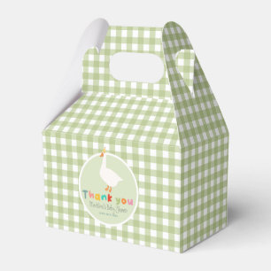 Neutrale grüne alberne Gans-Baby-Party Geschenkschachtel