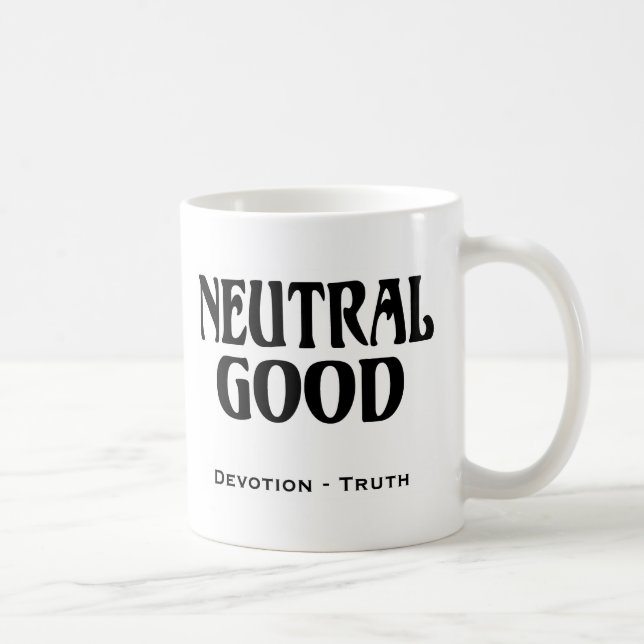 "Neutrale gute " Kaffeetasse (Rechts)