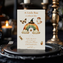 Neutrale Halloween-Kinderdusche Einladung