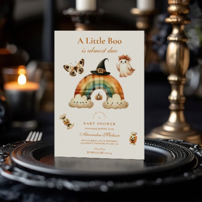 Neutrale Halloween-Kinderdusche Einladung (Von Creator hochgeladen)