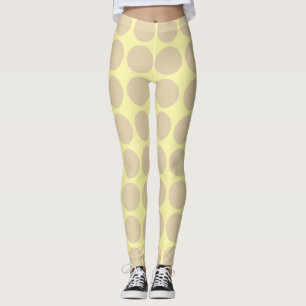 Neutrale Leggings aus Elfenbein