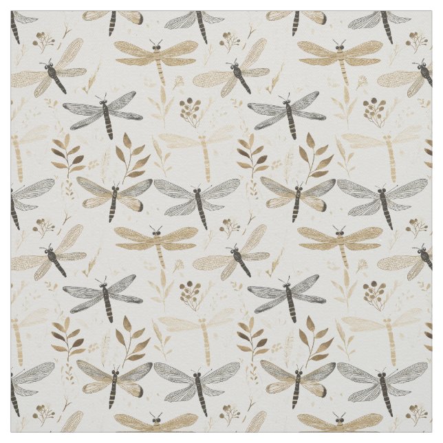 Neutrale Libellen Stoff (Muster)